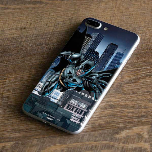 DC Comics Batman Dark Knight Comic Art Action Pose iPhone 8 Plus Skin